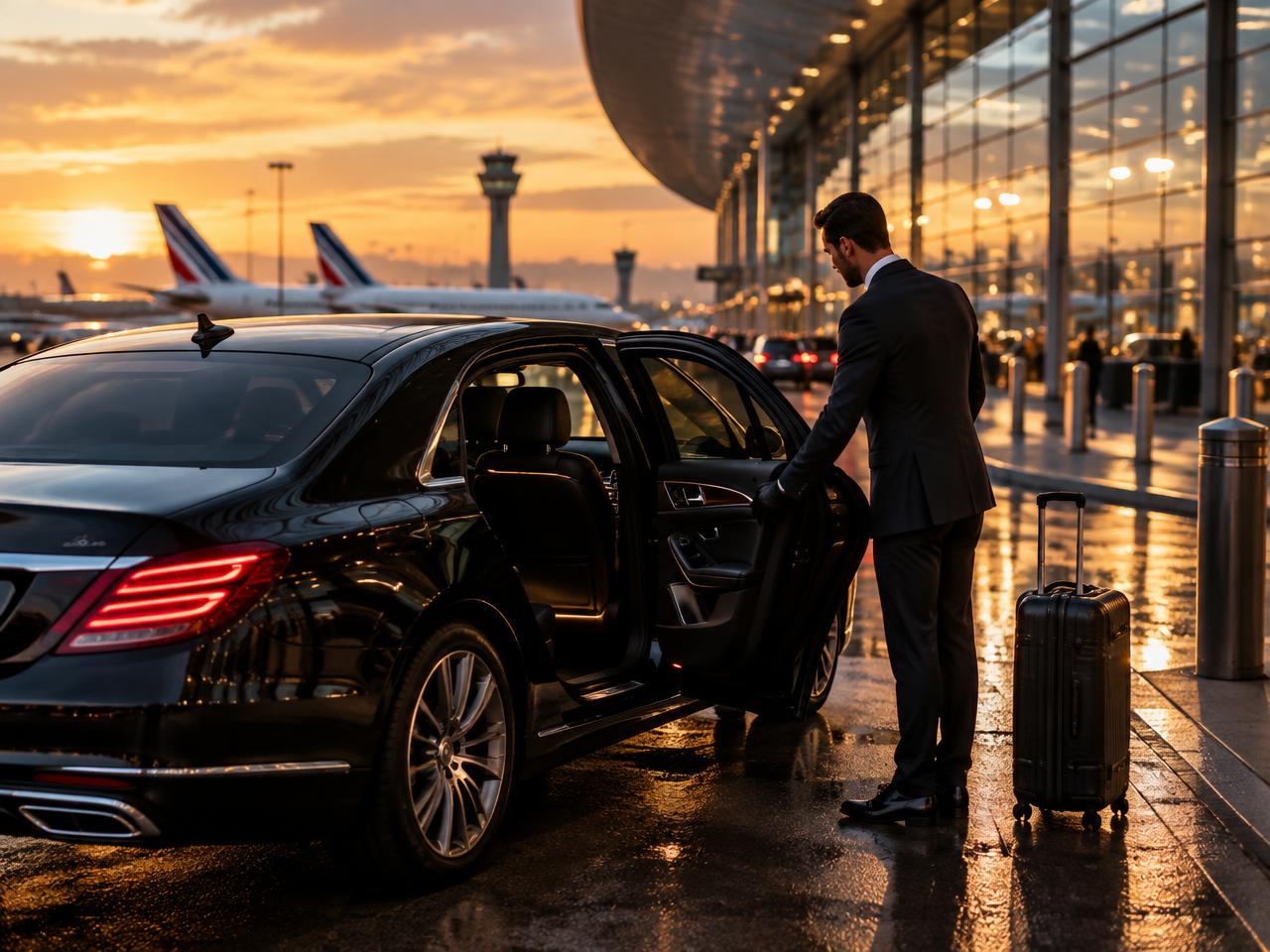 Transfert aéroport à Paris : pourquoi choisir un chauffeur privé pour Roissy, Orly ou Beauvais